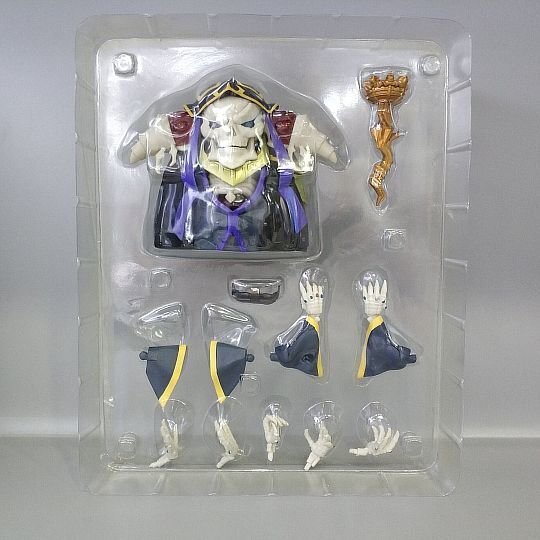 Ainz Ooal Gown Action Figure, Hot Toys, Collection avec boîte, Cadeau de Noël, 10cm, Nouveau