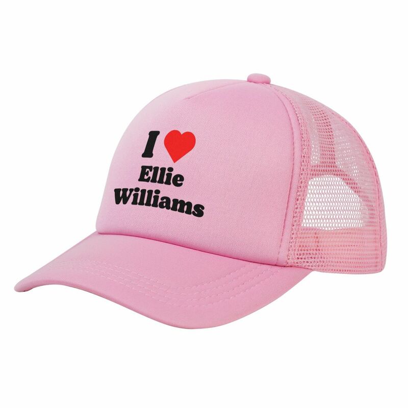 قبعات شبكية قابلة للغسل للجميع ، آخر واحد منا ، أنا أحب إيلي ويليامز ، قبعات بيسبول ، الموضة