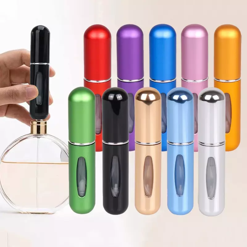Hi AfricHI-Atomiseur de parfum liquide portable, 5ml, cosmétiques, beaucoup de mini bouteilles de pulvérisation d'alcool de voyage, de tous les jours