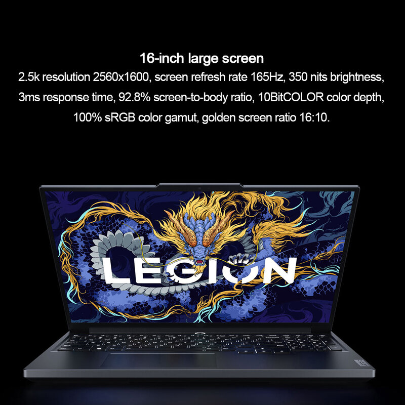 Lenovo-Ordinateur portable de jeu LEGION Y7000P 2024 Intel i7-14650HX 14700HX NVIDIA RTX 4050 4060 4070 16 pouces 2.5K 165Hz Gamer PC Notebook