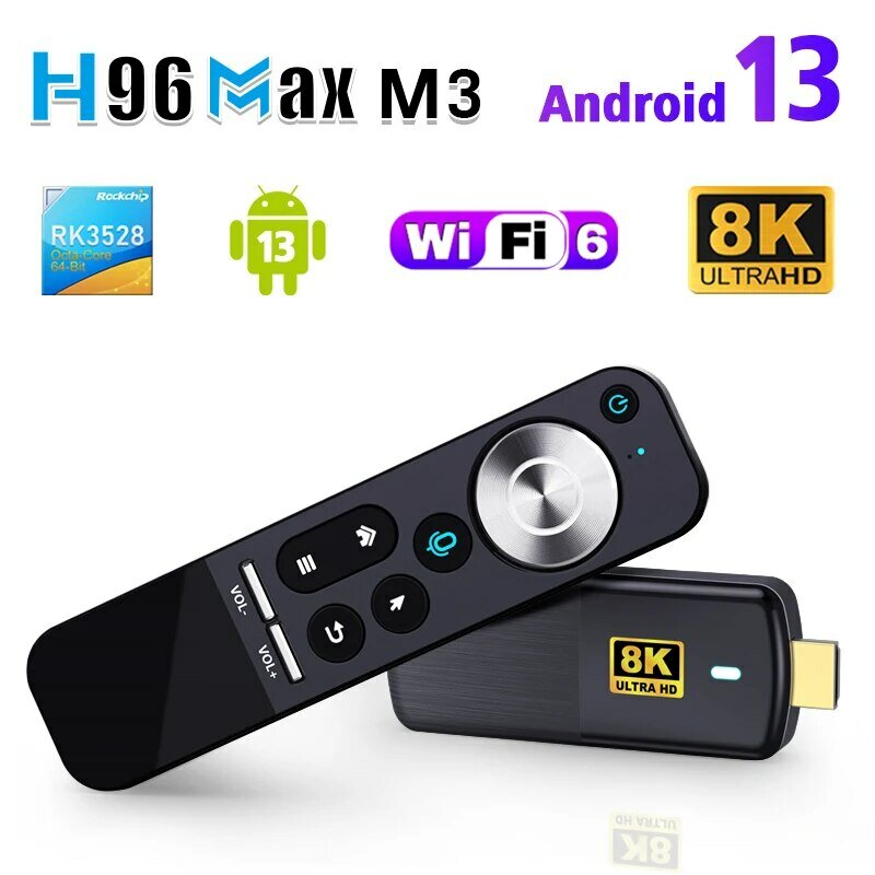 H96 Max M3 Miracast Any Cast AirPlay Crome Cast Bâton TV Wifi Récepteur D'affichage Dongle pour IOS Andriod