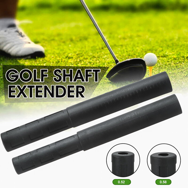 Taco de golfe de extensions com haste de grafite, 5 peças, rods de ir, acessórios para esportes ao ar livre, 0.49/0.52/0.55/0.58