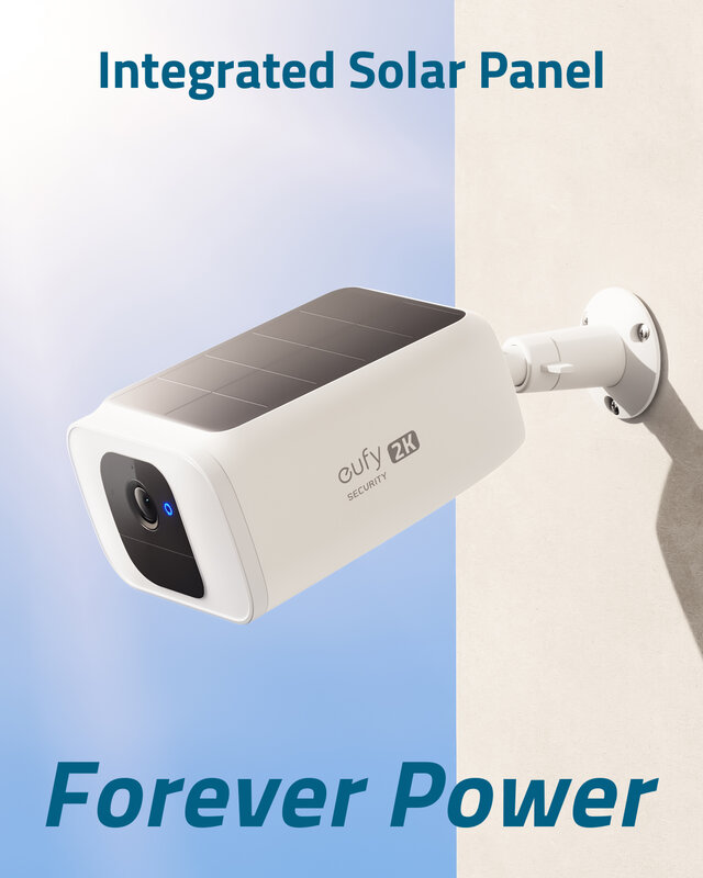 Eufy ความปลอดภัย SoloCam S40พลังงานแสงอาทิตย์การรักษาความปลอดภัยไร้สายกลางแจ้งแบบบูรณาการแผงโซล่า Spotlight กล้อง2K Wifi