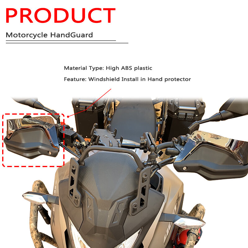 สำหรับ Honda NC750X DCT NC750S รถจักรยานยนต์ Handguards Shield Guards กระจกมือลมป้องกัน NC750 X NC750 S 2013-2022 2021