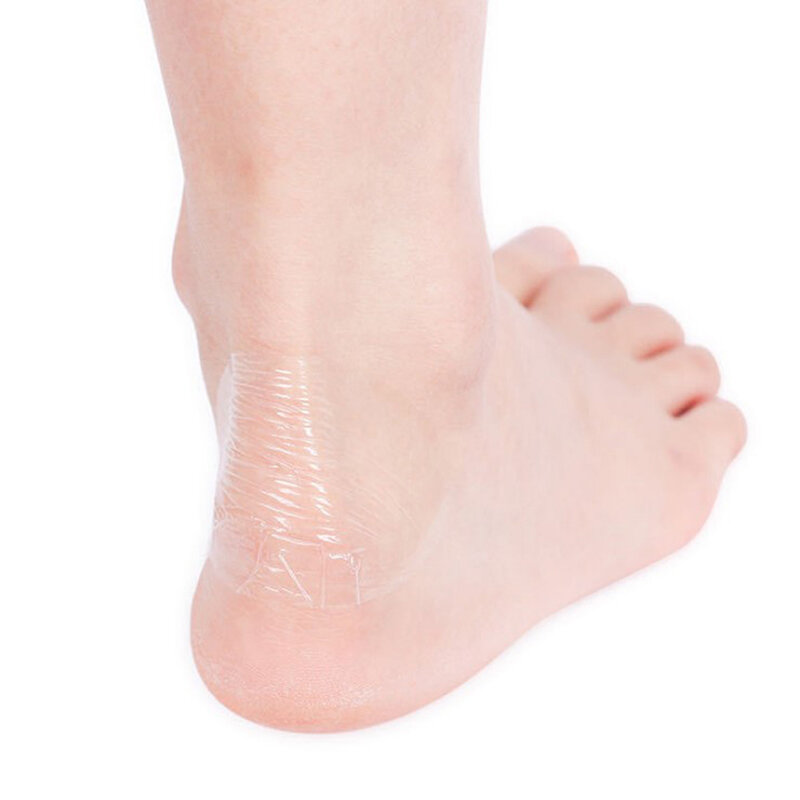 Pegatina para el cuidado de los pies, parche adhesivo para la suela del talón, impermeable, Invisible, 10 piezas