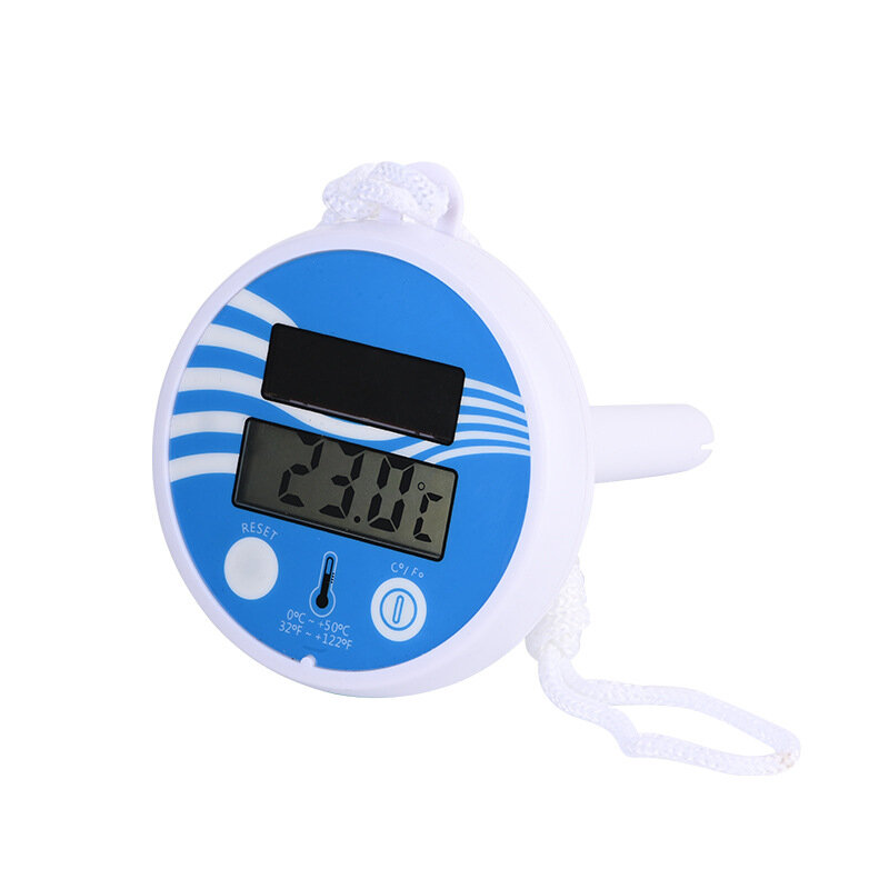 Schwimmendes digitales Pool thermometer Solar betriebenes Außen pool thermometer wasserdichtes LCD-Display Spa-Thermometer