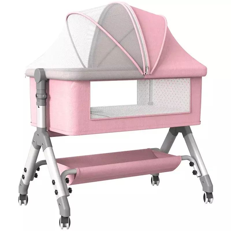 Multifuncional berço portátil cama de bebê para recém-nascidos berço portátil emendado king-size berço dobrável cama
