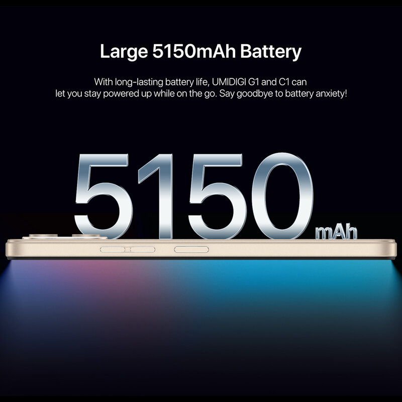 Смартфон UMIDIGI C1 & G1, 2 + 32 ГБ, 6,52 дюйма, HD, 60 Гц, 5150 мАч, 10 Вт, быстрая зарядка, MTK6739, 4G, 13 МП, Android