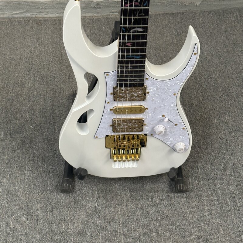 Free shipping PIA3761 electric guitar SteveVai new signature Guitars white color ,In stock for immediate delivery