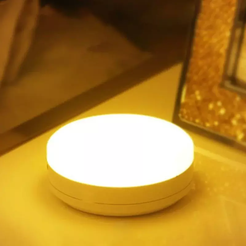 Lampu malam Sensor gerak LED dapat diputar, lampu malam Sensor gerak, pengisian daya USB, lampu induksi manusia cerdas untuk pencahayaan lemari rumah kabinet samping tempat tidur