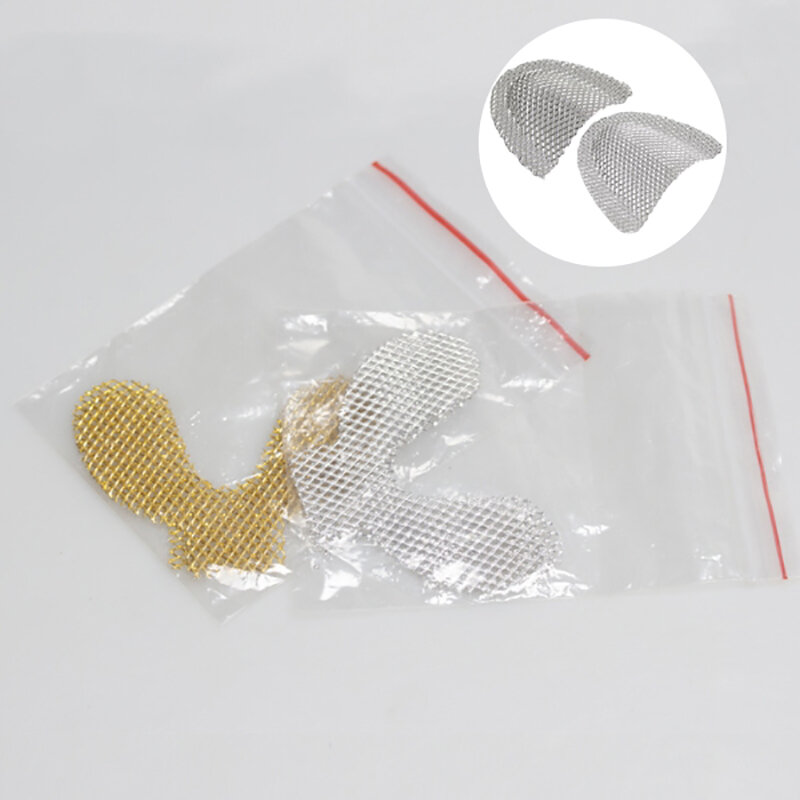 2 pz/pacco materiali per protesi in rete metallica superiore e inferiore strumenti per laboratori odontotecnici di rinforzo Palatal