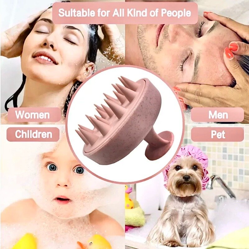 Tarwestro Siliconen Kop Wassen Schone Verzorging Haarwortel Jeuk Hoofdhuid Massage Kam Doucheborstel Spa Anti-Roos Shampoo