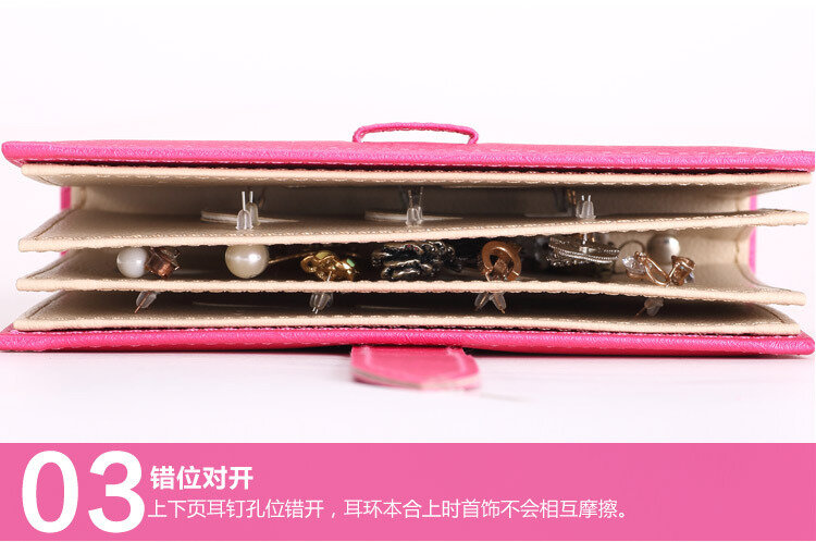 Earrings, Earrings, Books, Portable Korean Creative Jewelry Storage Boxes, Display Boxes, Book Shelves, Jewelry Boxes