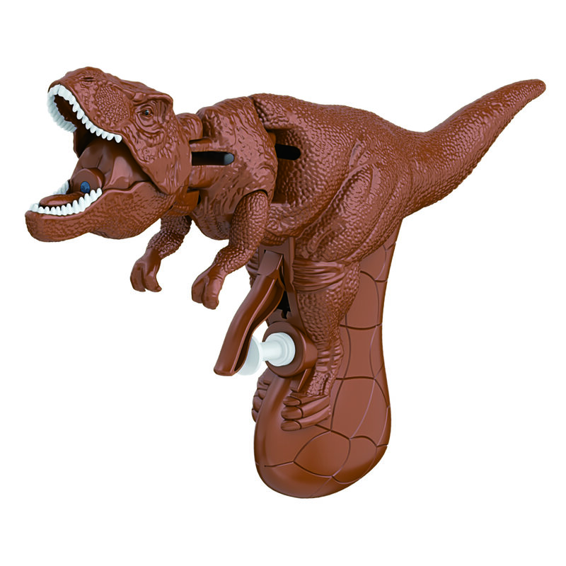 Водяной пистолет динозавр со встряхивающей головой, игрушка динозавр, спрей для стрельбы, нажимной водяной пистолет для мальчиков, пляжный бассейн, игрушки для детей, подарок для мальчиков