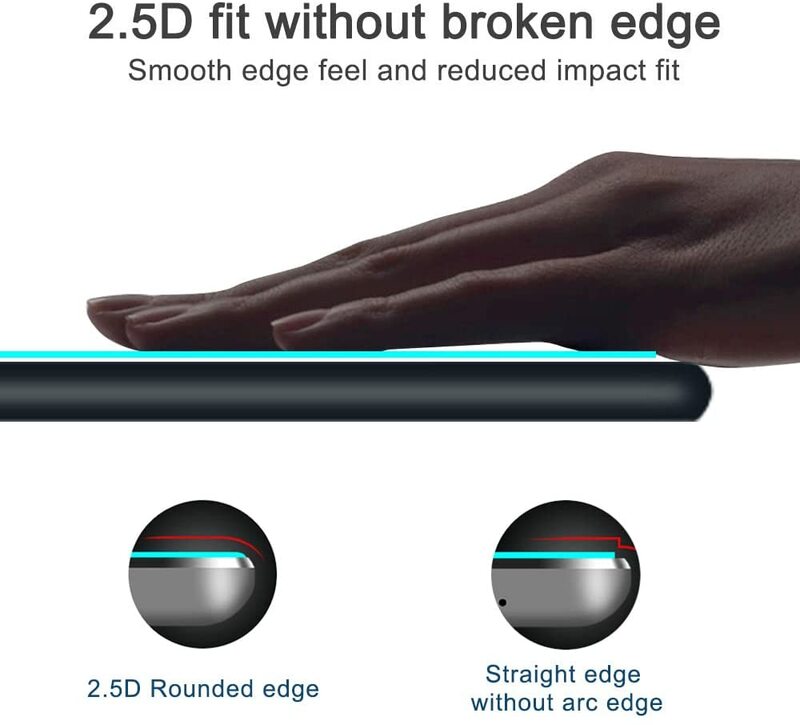 Película protetora temperada para tablet, protetor de tela, vidro, Samsung Galaxy Tab A8, 10,5 polegadas, SM-X200, X205, 9H, 2.5D, 2021, 2PCs