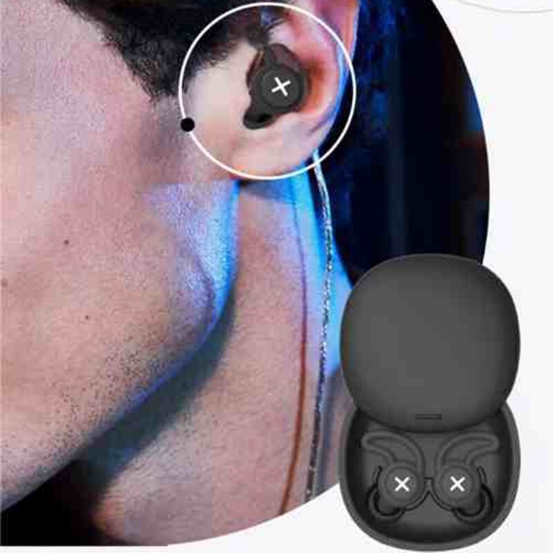 1Set Waterproof Swimming Ear Plugs Sleep Earplugs Black For Sleeping Diving Surf Soft Comfort Ear Protector