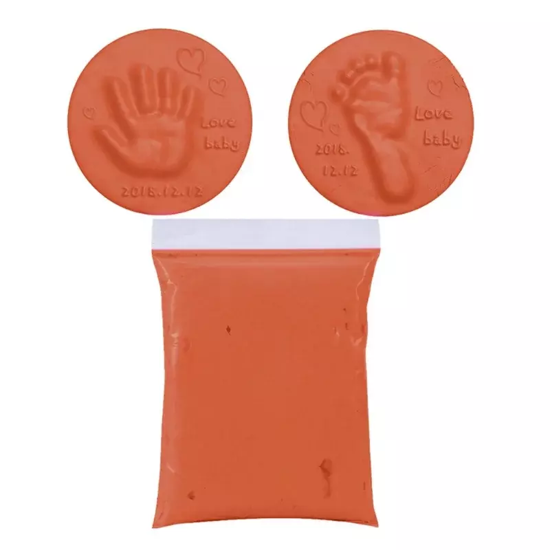 Ornamento resistente à pressão do bebê Fingerprint, Handprint Casting Kit, Criança Fingerprint Casting Toy