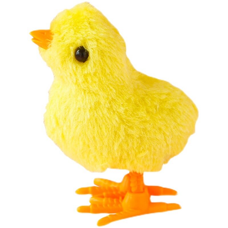 Douyin будет прыгать заводные цыплята, ностальгическая имитация сетки красные плюшевые прыгающие цыплята, детские игрушки
