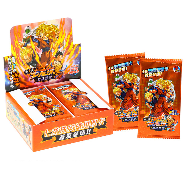 2022 New Original Bandai Anime DRAGON BALL Z Super Saiyan SSP Flash Card Hero Son Goku KidsToy Gifts Game Cards