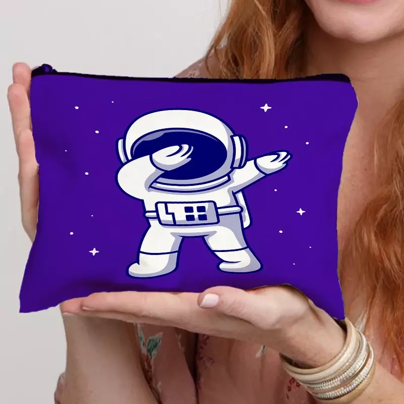 2023 Coach Bags Astronaut Cartoon Pattern Vanity Mulher Toiletry Bag Cosmetiqueros para Mulheres Organizador Viagem Cosméticos Bath Bag