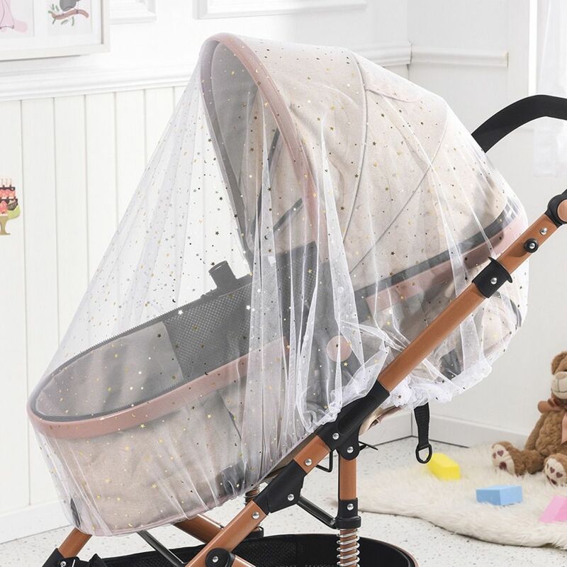Gaze atmungsaktive Baby Aktivität liefert Kinderwagen Moskito Vorhang Kinderwagen Zubehör Kinderwagen Netz Baby Sonnenschutz Moskito netz
