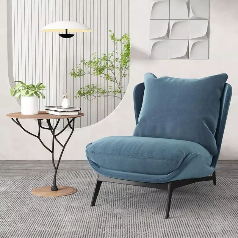 Nordic Single Chair Modern Contracted Design Art Balcony Abnormity Recreational Chair Latex Sandalye Sofa Furniture