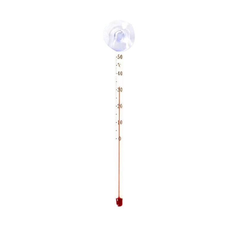 67jb Aquarium Glas Thermometer Stick Saugnapf Fisch Thermometer Anzeige