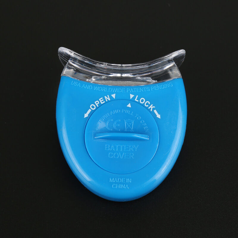 Pemutih gigi portabel Mini lampu biru Led, instrumen pemutih gigi, alat kesehatan kecantikan