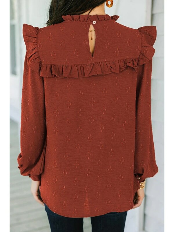Женские укороченные топы с длинным рукавом, Повседневный пуловер с оборками, осенняя Клубная одежда, эстетичная одежда