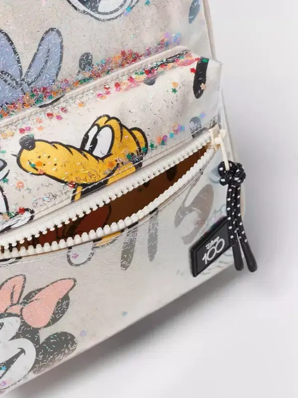 Disney-mochila con estampado de Mickey Mouse para niñas, Mini mochila de viaje con dibujos animados, a la moda