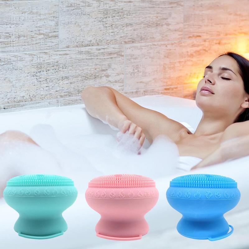Szczotka do kąpieli silikonowa w kształcie ośmiornicy prysznic złuszczająca bańka do kąpieli łatwy w użyciu masażer do czyszczenia skóry akcesoria łazienkowe