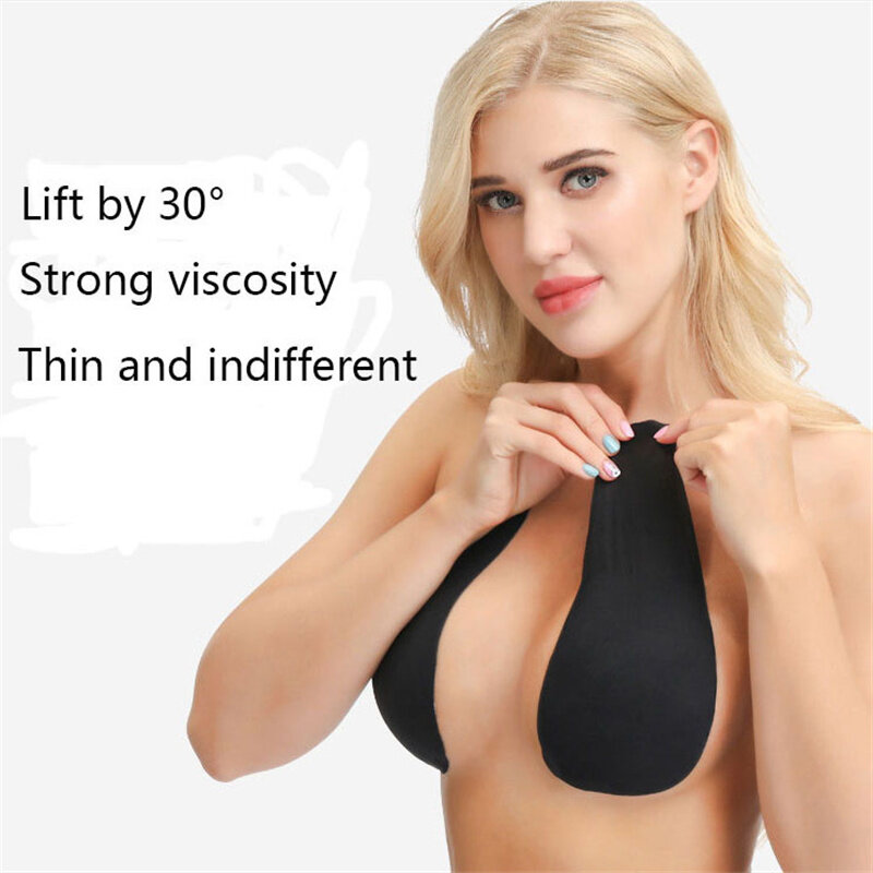 Силиконовая невидимая капля для подтяжки груди самоклеящаяся многоразовая накладка пуш-ап для подтяжки груди Женская Накладка для бюстгальтера