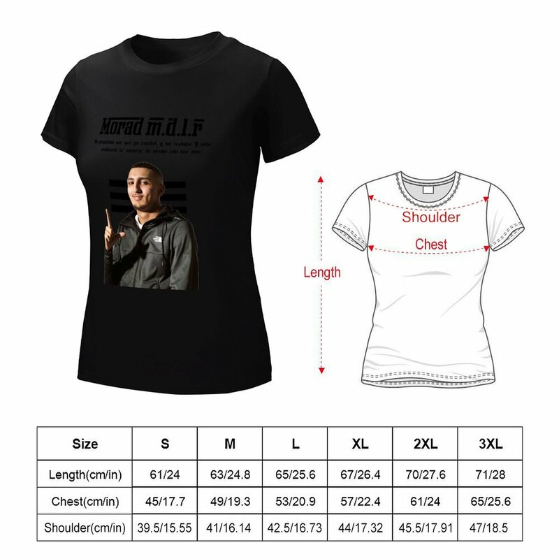 Morad MDLR-T-shirt à manches courtes pour femme, graphique