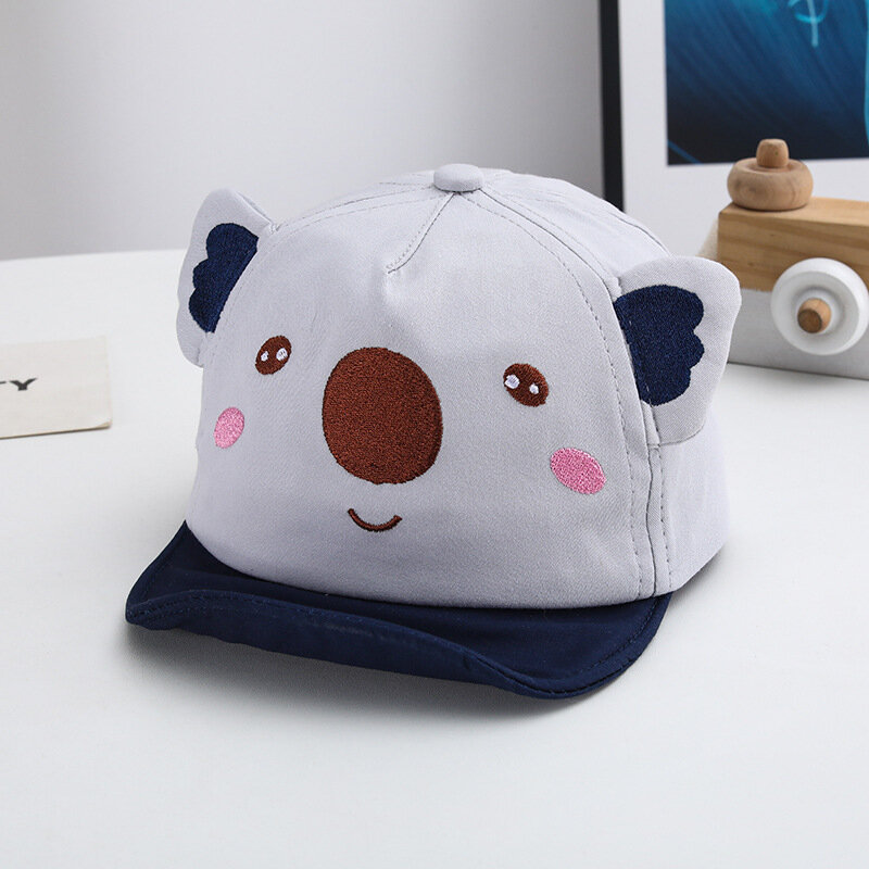 New Cartoon Cute Little Animal Duck Tongue Cap Children's Spring And Fall New Cotton Simple Casual Sun Protection Baseball Cap