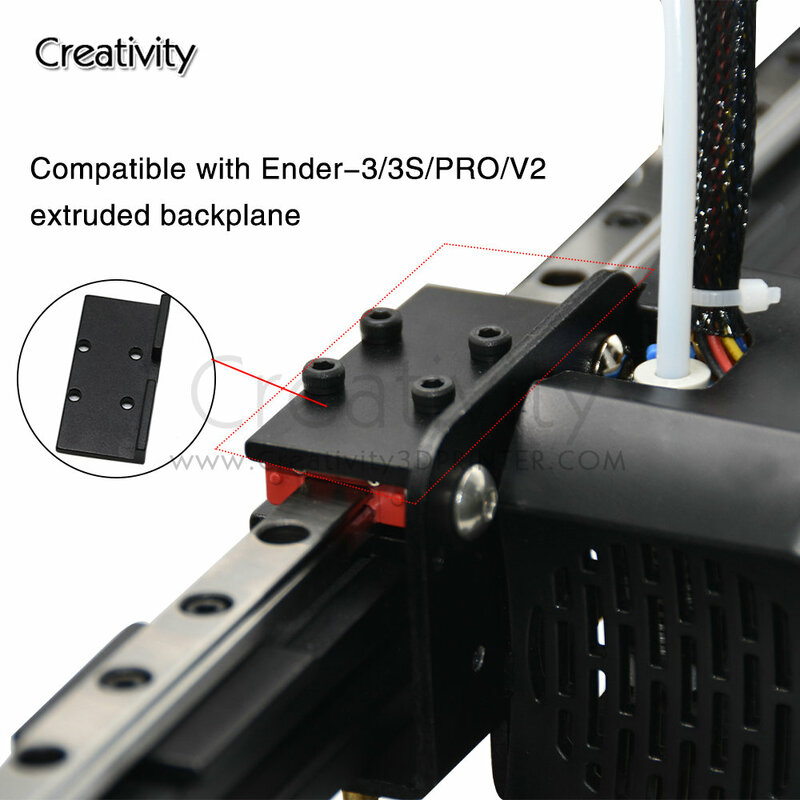 Creativity 3D 프린터 업그레이드 Ender-3 X 축 MGN9H 선형 레일 315MM 키트 Ender 3/Pro/V2 용