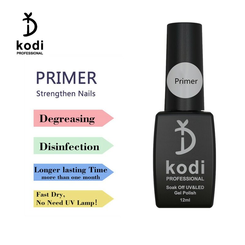 YD KODI Professional Top Base Coat, Polonês Gel UV, Mergulhe, Reforçar Nail Art, Manicure Verniz Primer, 12ml