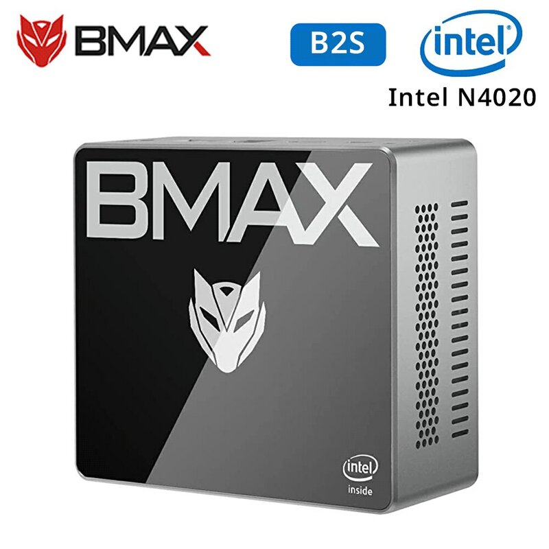 BMAX-Mini PC B2S con sistema operativo Windows 11, 6GB de RAM, 128GB de ROM, N4020, microordenador de escritorio de doble banda, WiFi, USB 3,0, Bluetooth 4,2