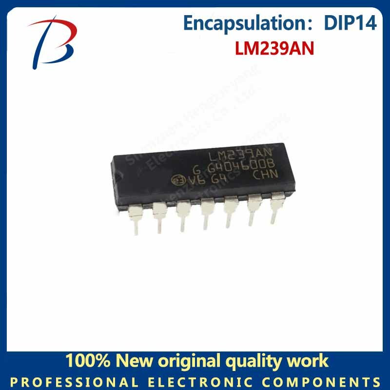 10pcs  The LM239AN package DIP14 analog comparator chip