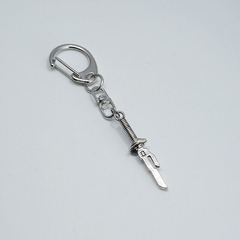 Anime Jujutsu Kaisen Toji Fushiguro Cosplay Necklace Inverted Spear of Heaven Weapon Pendant Keychain Choker Jewelry Gifts