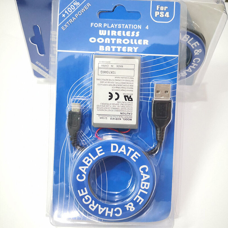 1 шт. 3,7 в 2000 мАч + USB-кабель для зарядного устройства для геймпада Sony PS4 playстатoin4 Dualshock4 V1, беспроводной контроллер, аккумуляторные элементы