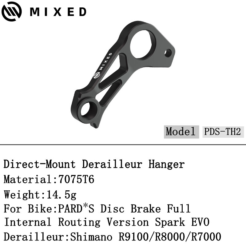 Mxed-Integrate Desviador Traseiro, CNC Direct-Mount Hanger, Freio a Disco, Estrada Montanha Bicicleta Cabides