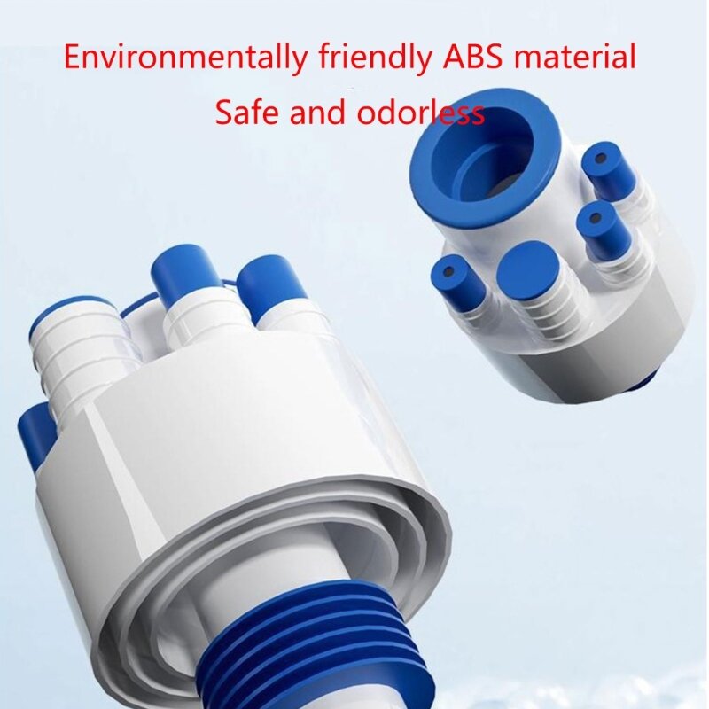 Kitchen 40/50/75 Sewer Pipe of Three-in-One Sink Pre-Filtering Tees Joint Water Purifier Drain Pipe Anti-odor Drain DropShipping