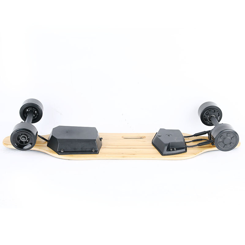 Billige Doppel naben räder 600w * 2 Split Box elektrisches Skateboard Longboard
