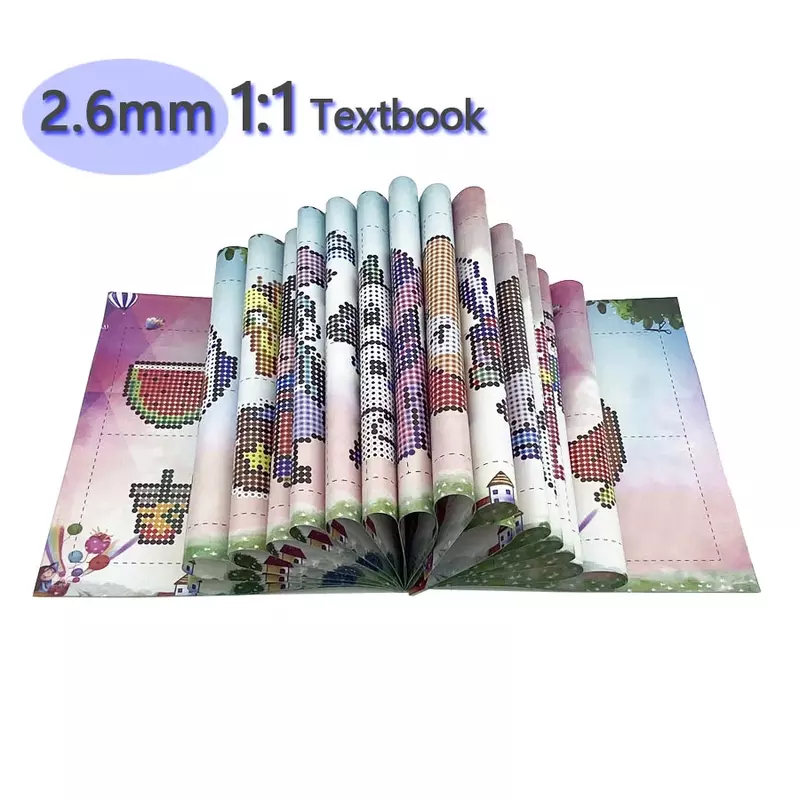 2.6mm/5mm Hama beads buku pelajaran manual Fuse Gambar pola Atlas Puzzle DIY anak kreatif buatan tangan kerajinan hadiah mainan
