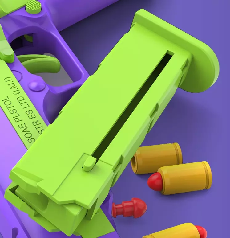 Pistola de rábano de descompresión automática, Desert Eagle 2011, eyección de carcasa continua, revólver colgante vacío, pistola de juguete, regalo para niños