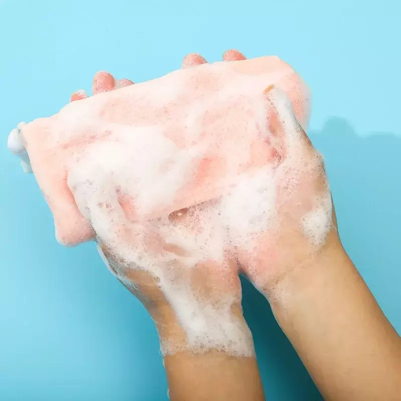 Soap Foaming Net Facial Cleanser Manual Foaming Net Body Wash Soap Foaming Net Shower Mesh Bag Soap Mesh Bags