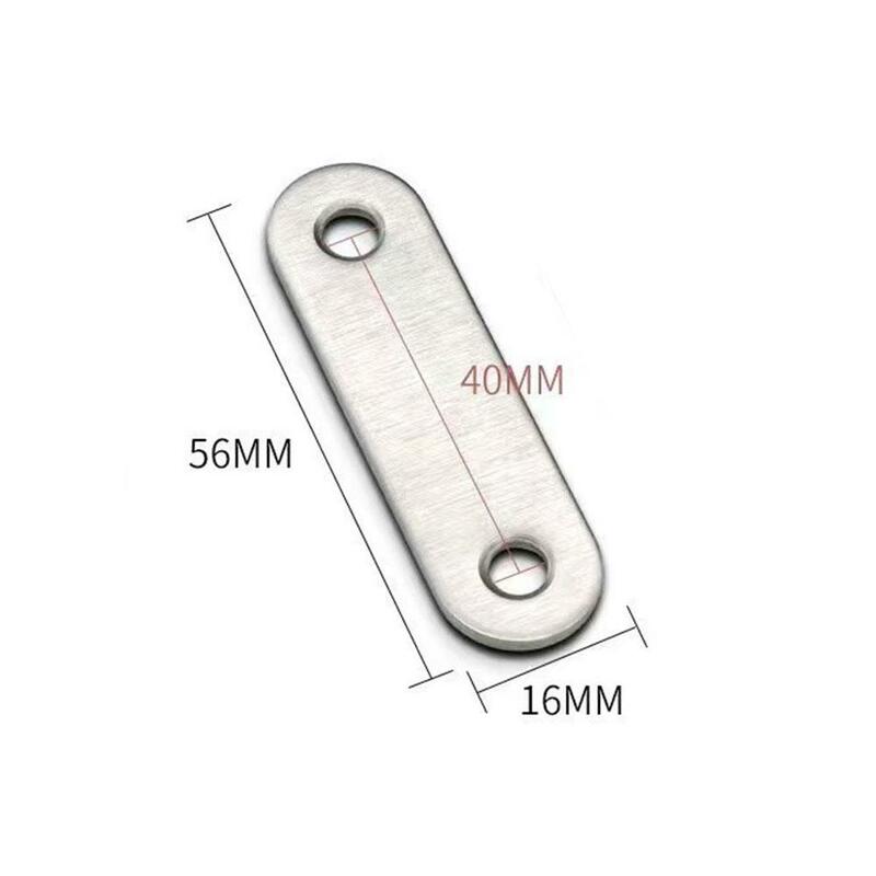 Stainless Steel Straight Piece Connector Connection Furniture 180 Flat Angle Piece Code Straight Corner Code Degree Fixed W5g1