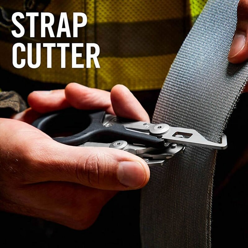 Multifunction Scissors Raptors First Aid Expert Tactical Stainless Steel Folding Scissors Outdoor Tool Combination Gadget
