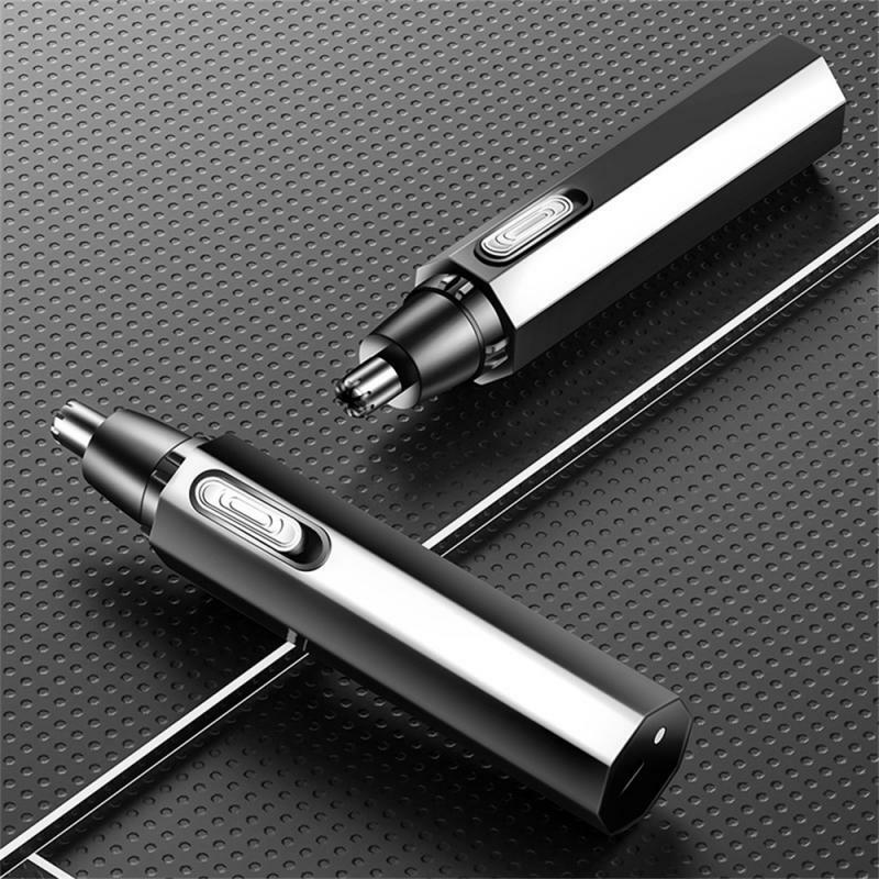 Tagliacapelli elettrico per naso per uomo tagliacapelli per naso ricaricabile USB depilazione portatile per orecchio strumenti di rasatura Multi-cinetici