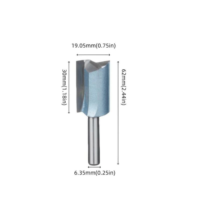Unique Design 1/4 Inch Shank x 3/4 Inch Diameter Hard Alloy Router Bit Industrial Grade Cutting Tools for Woodworking Router Bit